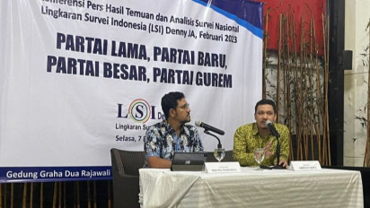 Survei LSI Denny JA: PDIP, Golkar, dan Gerindra Berpeluang Menang Pemilu 2024