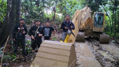 Grebek Tambang Emas Ilegal di Nagan Raya, Polisi Amankan Tujuh Orang Salah Satunya adalah Pemilik Lokasi