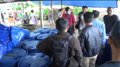 Polres Gowa Berhasil Ungkap Kasus Penimbunan BBM Bersubsidi, Sedikitnya Tiga Ton Solar Diamankan