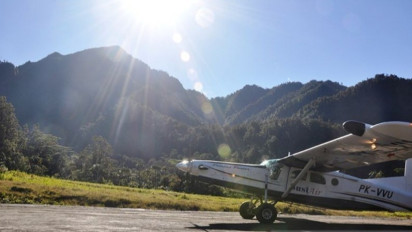 Pasca KKB Bakar Pesawat Susi Air, Kemenhub Tutup Sementara Lapangan Terbang Paro di Nduga Papua