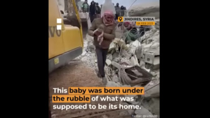 Haru, Wanita Suriah Melahirkan Saat Terkubur di Bawah Reruntuhan Akibat Gempa