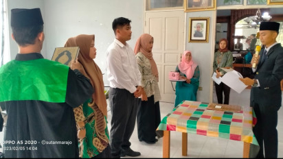 Bawaslu Padang Pariaman Lantik 103 Pengawas Kelurahan, Desa Atau Nagari se-Kabupaten Padang Pariaman