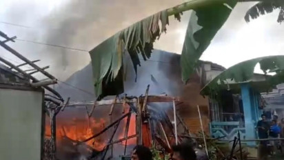 Pemiliknya Bepergian, Rumah Warga di Banyuwangi Hangus Terbakar