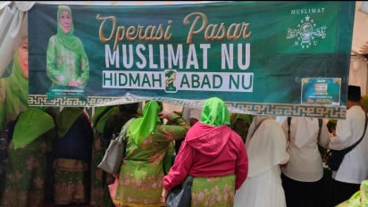 Meriahkan Puncak 1 Abad NU, Muslimat NU dan Pemprov Jatim Gelar Operasi Beras Murah