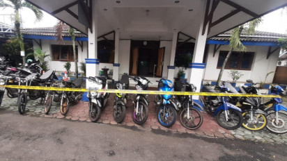 Polres Semarang Amankan Belasan Unit Kendaraan Balap Liar