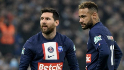 Lionel Messi Pakai Nomor 10 dan Neymar Junior 11, PSG Malah Tersingkir dari Piala Prancis