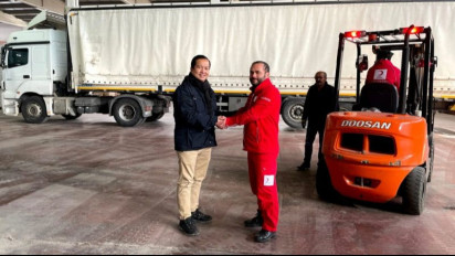 Bantuan Kemanusiaan dari Indonesia untuk Turki tiba di Gaziantep