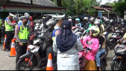 Terjaring Razia Polisi, Ratusan Pemotor di Sleman Jalani Sidang Ditempat