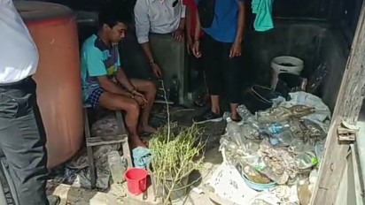 Pemuda Asal Lampung Tanam Ganja di Ruko di Kawasan Pasar Bengkulu