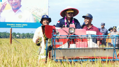 Swasembada Beras, Mentan Pastikan Pasokan Beras di Bengkulu