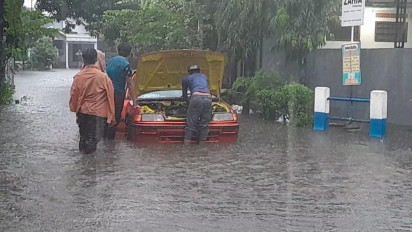 Diguyur Hujan Deras Seharian, Sejumlah Kawasan di Kota Probolinggo Terendam Banjir