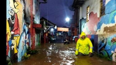 Hujan Lebat Lebih dari 2 Jam, 6 Kelurahan di Banyuwangi Dikepung Banjir