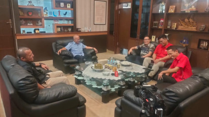 Bupati Jeneponto Paparkan Potensi Daerah kepada Tim Tvone dalam Road Show Tvone ke Sulsel