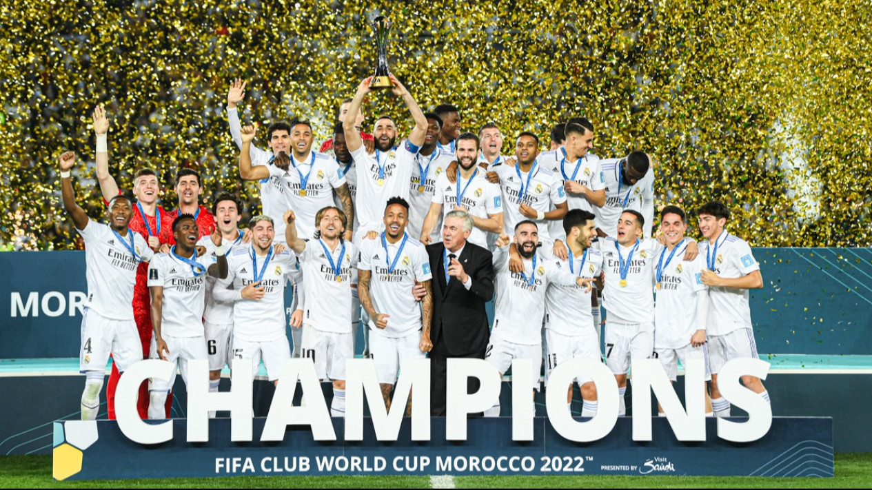 Juara Piala Dunia Antarklub, Real Madrid Koleksi 100 Trofi
            - galeri foto