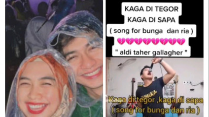 Di Luar Nalar, Aldi Taher Bikin Lagu di Tengah Ribut Ria Ricis dan Bunga Zainal, Kagak Ditegor...