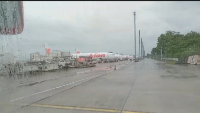 Cuaca Buruk di Kota Makassar, 6 Penerbangan Tertunda