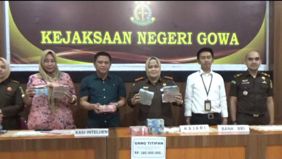 Datangi Kejari, 29 dari 121 Kepala Desa di Gowa Kembalikan Uang Korupsi Pemberian Rekanan Pengadaan Truk Sampah