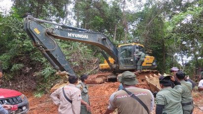 Gakkum LHK Tahan Pemodal Tambang Emas Ilegal di Sumatera Utara