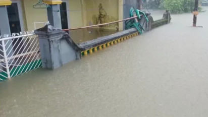 Makassar Kembali Banjir, Ketinggian Air di Antang 1 Meter