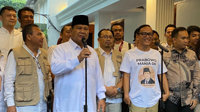 Temui Jokowi di Istana, Prabowo Subianto: Rahasia