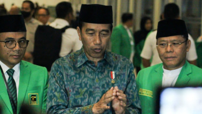 Presiden Jokowi Tanyakan Siapa Capres yang Diusung PPP di Harlah ke-50