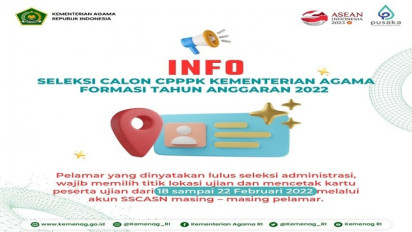 Catat! Ini Waktu Cetak Kartu Peserta Ujian Calon PPPK Kemenag