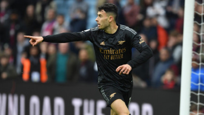 Aksi Viral Martinelli yang Selebrasi sebelum Mencetak Gol ke Gawang Aston Villa