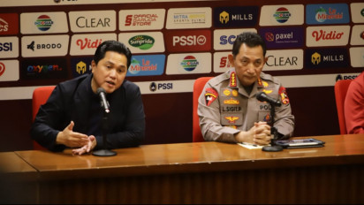 Erick Thohir Sebut Penegakan Hukum Pengaturan Skor Tidak Perlu Mengubah Statuta PSSI