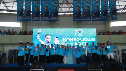 Ribuan Kader Partai Gelora Konsolidasi di Tangerang, Deklarasikan Anis Matta dan Fahri Hamzah Capres-Cawapres