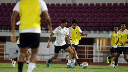 Timnas Indonesia U-20 Fokus Latihan Perbaikan Finishing Jelang Piala Asia 2023