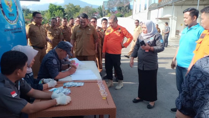 Usai Libur Akhir Pekan Pejabat Madina Mendadak Dilakukan Tes Urine