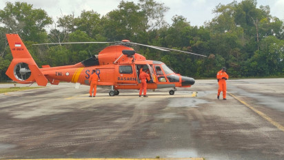 Basarnas Pekanbaru Berangkatkan Bantuan Helikopter dari Pekanbaru untuk Evakuasi Kapolda Jambi