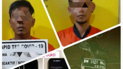 2 Pelaku Curanmor dan HP di Dumai Berhasil Dibekuk Polisi 1×24 Jam