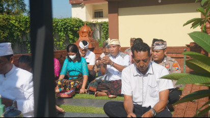 Hari Suci Tilem, Polresta Sidoarjo Gelar Ibadah di Pura Kertha Bumi Bhayangkara