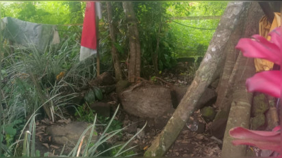 GEGER! Warga Ngantang Malang Heboh Arca Batara Guru di Candi Ganter Hilang