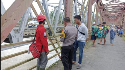 Lansia di Banyumas Hilang Setelah Terjun dari Jembatan Sungai Serayu