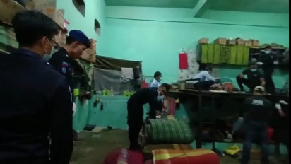 Geledah Kamar Napi dan Tahanan Lapas Mojokerto, Petugas Gabungan Temukan Sajam Rakitan