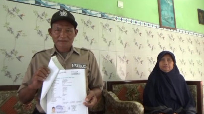 Seorang Satpam di Sidoarjo Gembira Bisa Berangkat Haji, Lunas Tahun 2020, Tidak Perlu Menambah Ongkos Haji Lagi