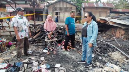 Prihatin Korban Kebakaran, Warga Buat Gerakan Rp10.000 Bantu Bangun Rumah Korban