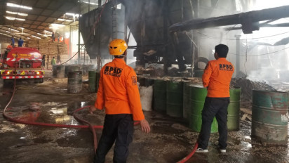 Pabrik Pengolahan Kayu di Wonosobo Terbakar, Dua Pekerja Luka-Luka