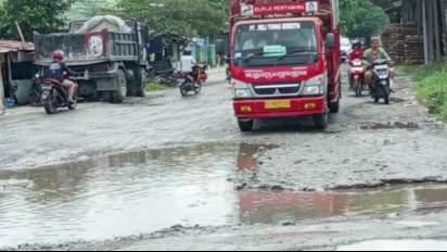 Jalan Rusak Parah Butuh Perhatian Walikota Medan