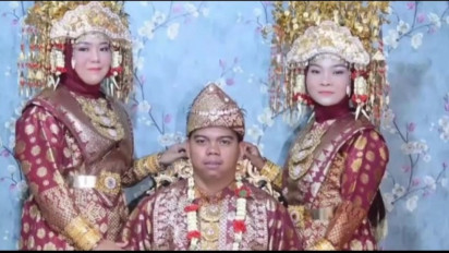 Seorang Pria di Musi Banyuasin Nekad Nikahi Dua Wanita Sekaligus: Saya Cinta Keduanya