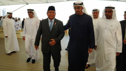 Bertemu Presiden UEA MBZ, Prabowo Subianto Perkenalkan 12 Industri Pertahanan Tanah Air