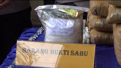 Polres Langkat Amankan 1 Kilogram Sabu Beserta Kurirnya