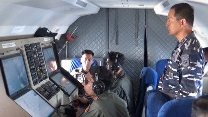 Pantau Lewat Udara, Panglima Armada I Pastikan Laut Natuna Utara Kondusif