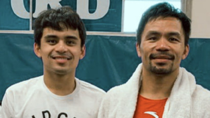 Manny Pacquiao Siap Comeback Kapan Pun, Bahkan Satu Ring dengan Anaknya