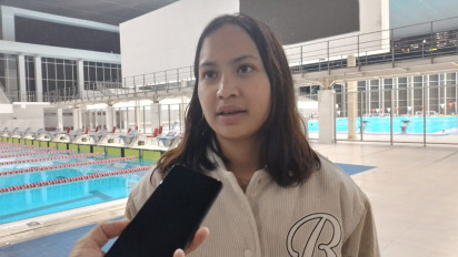 Keren! Perenang Angel Gabriella Pecahkan Rekor Nasional Gaya Punggung 100 M Putri