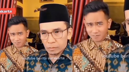 Tuan Guru Bajang Sedang Serius Menanggapi Wartawan, Ekspresi Gibran Rakabuming Menjadi Sorotan Netizen
