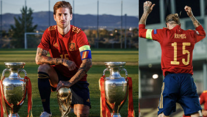 Bawa-Bawa Nama Messi dan Pepe, Sergio Ramos Terpaksa Pensiun dari Tim Nasional Spanyol