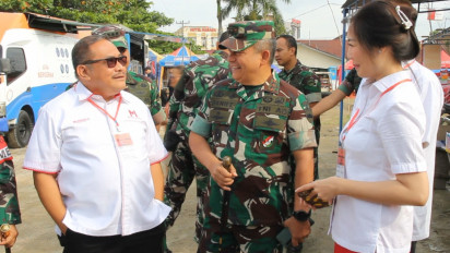 Kodam I BB dan Moeldoko Center Siapkan 250 Ribu Ampul Vitamin C untuk Warga, Pengunjung dan Petugas Keamanan F1H20